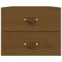 Wall bedside tables 2 pcs honey brown 50x36x40 cm by vidaXL, Lockers and storage cabinets - Ref: Foro24-820983, Price: 92,99 ...