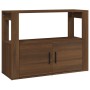 Aparador de madera contrachapada marrón roble 80x30x60 cm de vidaXL, Aparadores - Ref: Foro24-819459, Precio: 60,75 €, Descue...