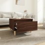 Mesa auxiliar madera contrachapada roble marrón 50x46x35 cm de vidaXL, Mesas auxiliares - Ref: Foro24-819514, Precio: 42,29 €...