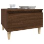 Mesa auxiliar madera contrachapada roble marrón 50x46x35 cm de vidaXL, Mesas auxiliares - Ref: Foro24-819514, Precio: 42,29 €...