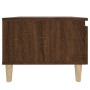 Mesa auxiliar madera contrachapada roble marrón 50x46x35 cm de vidaXL, Mesas auxiliares - Ref: Foro24-819514, Precio: 42,29 €...