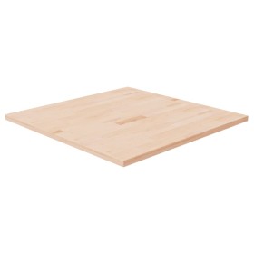 Tablero de mesa cuadrada madera de roble sin tratar 80x80x2,5cm de vidaXL, Tableros para mesas - Ref: Foro24-342932, Precio: ...