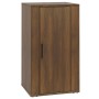 Aparador de madera contrachapada marrón roble 40x33x70 cm de vidaXL, Aparadores - Ref: Foro24-819419, Precio: 49,11 €, Descue...