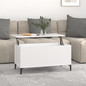 White plywood coffee table 90x44.5x45 cm by vidaXL, Coffee table - Ref: Foro24-819588, Price: 70,58 €, Discount: %