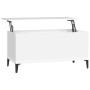 White plywood coffee table 90x44.5x45 cm by vidaXL, Coffee table - Ref: Foro24-819588, Price: 70,49 €, Discount: %