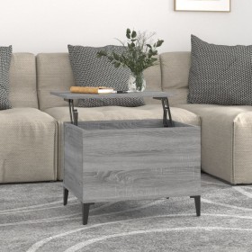 Mesa de centro madera contrachapada gris Sonoma 60x44,5x45 cm de vidaXL, Mesas de centro - Ref: Foro24-819578, Precio: 65,99 ...