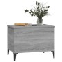 Mesa de centro madera contrachapada gris Sonoma 60x44,5x45 cm de vidaXL, Mesas de centro - Ref: Foro24-819578, Precio: 66,09 ...