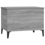 Mesa de centro madera contrachapada gris Sonoma 60x44,5x45 cm de vidaXL, Mesas de centro - Ref: Foro24-819578, Precio: 66,09 ...