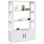 Aparador de madera contrachapada blanco 80x30x119,5 cm de vidaXL, Aparadores - Ref: Foro24-819468, Precio: 83,73 €, Descuento: %