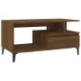 Brown oak plywood coffee table 90x49x45 cm by vidaXL, Coffee table - Ref: Foro24-819627, Price: 69,99 €, Discount: %