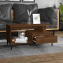 Brown oak plywood coffee table 90x49x45 cm by vidaXL, Coffee table - Ref: Foro24-819627, Price: 69,99 €, Discount: %