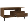 Brown oak plywood coffee table 90x49x45 cm by vidaXL, Coffee table - Ref: Foro24-819627, Price: 69,99 €, Discount: %