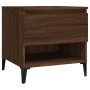 Brown oak plywood side table 50x46x50 cm by vidaXL, Side tables - Ref: Foro24-819562, Price: 52,82 €, Discount: %