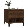 Brown oak plywood side table 50x46x50 cm by vidaXL, Side tables - Ref: Foro24-819562, Price: 52,82 €, Discount: %