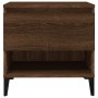 Brown oak plywood side table 50x46x50 cm by vidaXL, Side tables - Ref: Foro24-819562, Price: 52,82 €, Discount: %