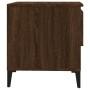 Brown oak plywood side table 50x46x50 cm by vidaXL, Side tables - Ref: Foro24-819562, Price: 52,82 €, Discount: %