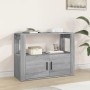 Sonoma gray plywood sideboard 80x30x60 cm by vidaXL, Sideboards - Ref: Foro24-819458, Price: 60,27 €, Discount: %