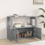 Sonoma gray plywood sideboard 80x30x60 cm by vidaXL, Sideboards - Ref: Foro24-819458, Price: 60,27 €, Discount: %