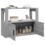 Sonoma gray plywood sideboard 80x30x60 cm by vidaXL, Sideboards - Ref: Foro24-819458, Price: 60,27 €, Discount: %