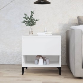 White plywood side table 50x46x50 cm by vidaXL, Side tables - Ref: Foro24-819548, Price: 52,99 €, Discount: %