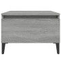 Mesa auxiliar madera contrachapada gris Sonoma 50x46x35 cm de vidaXL, Mesas auxiliares - Ref: Foro24-819528, Precio: 44,99 €,...