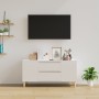 TV stand made of glossy white plywood 102x44.5x50 cm by vidaXL, TV Furniture - Ref: Foro24-819598, Price: 57,43 €, Discount: %