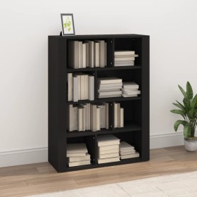 Aparador de madera contrachapada negro 80x30x106 cm de vidaXL, Aparadores - Ref: Foro24-819493, Precio: 77,37 €, Descuento: %