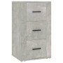 Aparador de madera contrachapada gris hormigón 40x33x70 cm de vidaXL, Aparadores - Ref: Foro24-819424, Precio: 59,24 €, Descu...