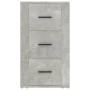 Aparador de madera contrachapada gris hormigón 40x33x70 cm de vidaXL, Aparadores - Ref: Foro24-819424, Precio: 59,24 €, Descu...