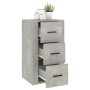 Aparador de madera contrachapada gris hormigón 40x33x70 cm de vidaXL, Aparadores - Ref: Foro24-819424, Precio: 59,24 €, Descu...