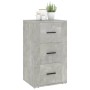 Aparador de madera contrachapada gris hormigón 40x33x70 cm de vidaXL, Aparadores - Ref: Foro24-819424, Precio: 59,24 €, Descu...