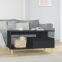 Black plywood coffee table 90x49x45 cm by vidaXL, Coffee table - Ref: Foro24-819613, Price: 58,24 €, Discount: %