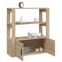 Plywood sideboard in Sonoma oak color 80x30x90 cm by vidaXL, Sideboards - Ref: Foro24-819463, Price: 75,29 €, Discount: %