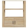 Plywood sideboard in Sonoma oak color 80x30x90 cm by vidaXL, Sideboards - Ref: Foro24-819463, Price: 75,29 €, Discount: %