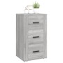 Aparador de madera contrachapada gris Sonoma 40x33x70 cm de vidaXL, Aparadores - Ref: Foro24-819426, Precio: 65,57 €, Descuen...