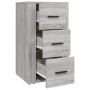 Aparador de madera contrachapada gris Sonoma 40x33x70 cm de vidaXL, Aparadores - Ref: Foro24-819426, Precio: 65,57 €, Descuen...