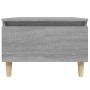 2 gray Sonoma plywood side tables 50x46x35 cm by vidaXL, Side tables - Ref: Foro24-819513, Price: 73,69 €, Discount: %