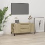 Sonoma oak plywood TV cabinet 102x44.5x50 cm by vidaXL, TV Furniture - Ref: Foro24-819607, Price: 80,56 €, Discount: %