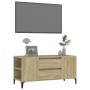 Mueble para TV madera contrachapada roble Sonoma 102x44,5x50 cm de vidaXL, Muebles TV - Ref: Foro24-819607, Precio: 80,56 €, ...