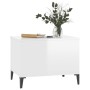 Glossy white plywood coffee table 60x44.5x45 cm by vidaXL, Coffee table - Ref: Foro24-819574, Price: 64,99 €, Discount: %