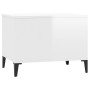 Glossy white plywood coffee table 60x44.5x45 cm by vidaXL, Coffee table - Ref: Foro24-819574, Price: 64,99 €, Discount: %