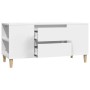 Weißer TV-Schrank aus Sperrholz, 102 x 44,5 x 50 cm von vidaXL, TV-Möbel - Ref: Foro24-819596, Preis: 61,19 €, Rabatt: %