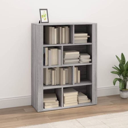 Aparador de madera contrachapada gris Sonoma 80x30x106 cm de vidaXL, Aparadores - Ref: Foro24-819498, Precio: 88,34 €, Descue...