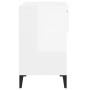 Glossy white plywood shoe cabinet 70x36x60 cm by vidaXL, Shoe racks and shoe organizers - Ref: Foro24-819766, Price: 45,74 €,...