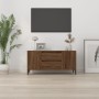 Oak brown plywood TV cabinet 102x44.5x50 cm by vidaXL, TV Furniture - Ref: Foro24-819611, Price: 83,99 €, Discount: %