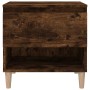 Nightstands 2 units smoked oak plywood 50x46x50 cm by vidaXL, Nightstands - Ref: Foro24-819543, Price: 81,37 €, Discount: %