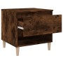 Nightstands 2 units smoked oak plywood 50x46x50 cm by vidaXL, Nightstands - Ref: Foro24-819543, Price: 81,37 €, Discount: %