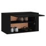 Mueble zapatero pared madera contrachapada negro 70x35x38 cm de vidaXL, Zapateros y organizadores de calzado - Ref: Foro24-82...