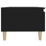 Beistelltische 2 Stück schwarzes Sperrholz 50x46x35 cm von vidaXL, Seitentische - Ref: Foro24-819503, Preis: 49,22 €, Rabatt: %