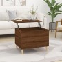 Brown oak plywood coffee table 60x44.5x45 cm by vidaXL, Coffee table - Ref: Foro24-819571, Price: 63,98 €, Discount: %